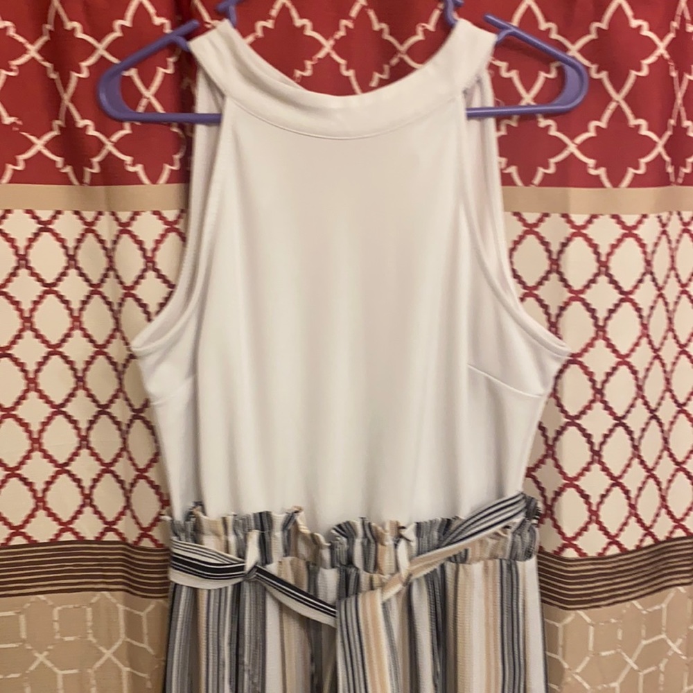 Long Romper with belt